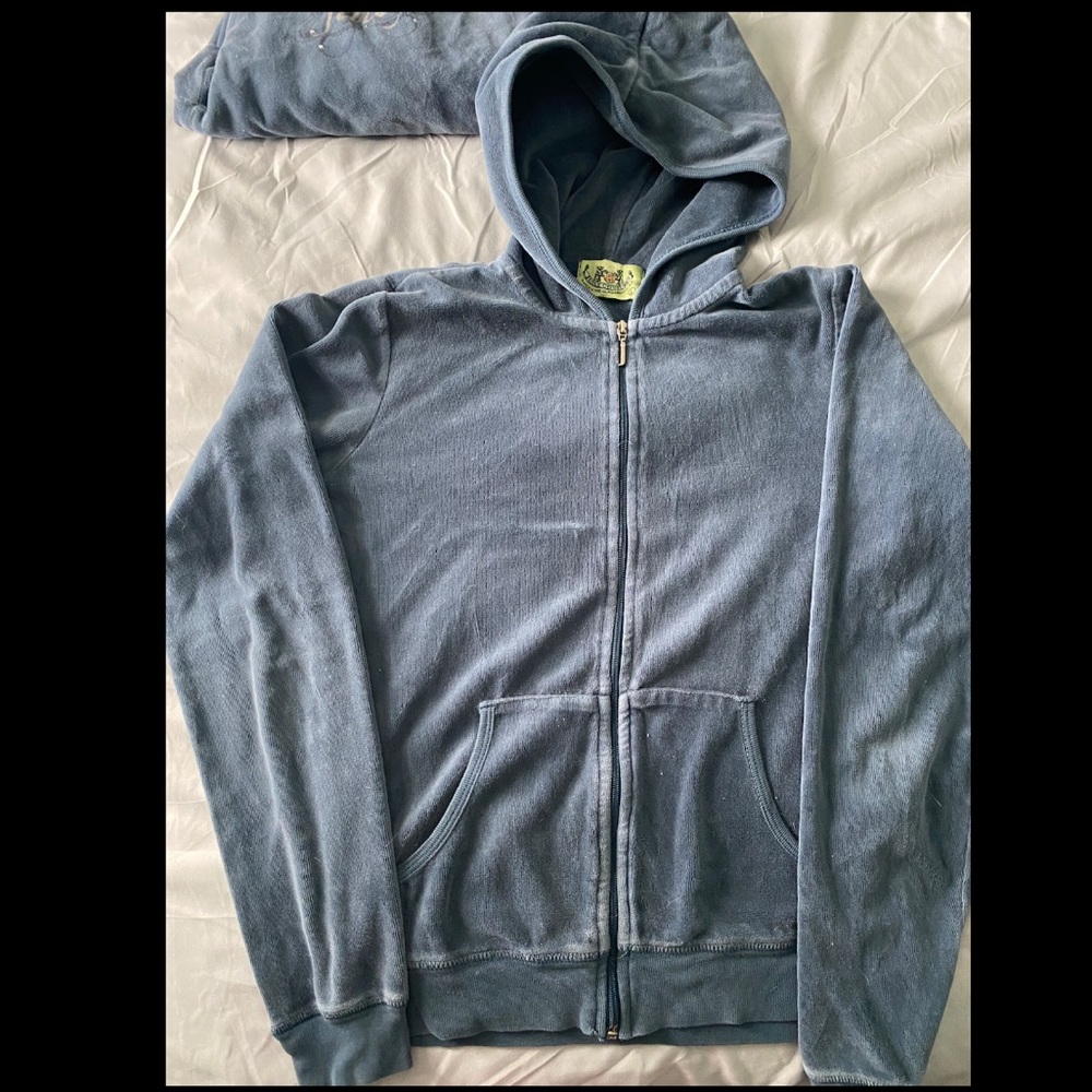 Vintage juicy velour track hoodie